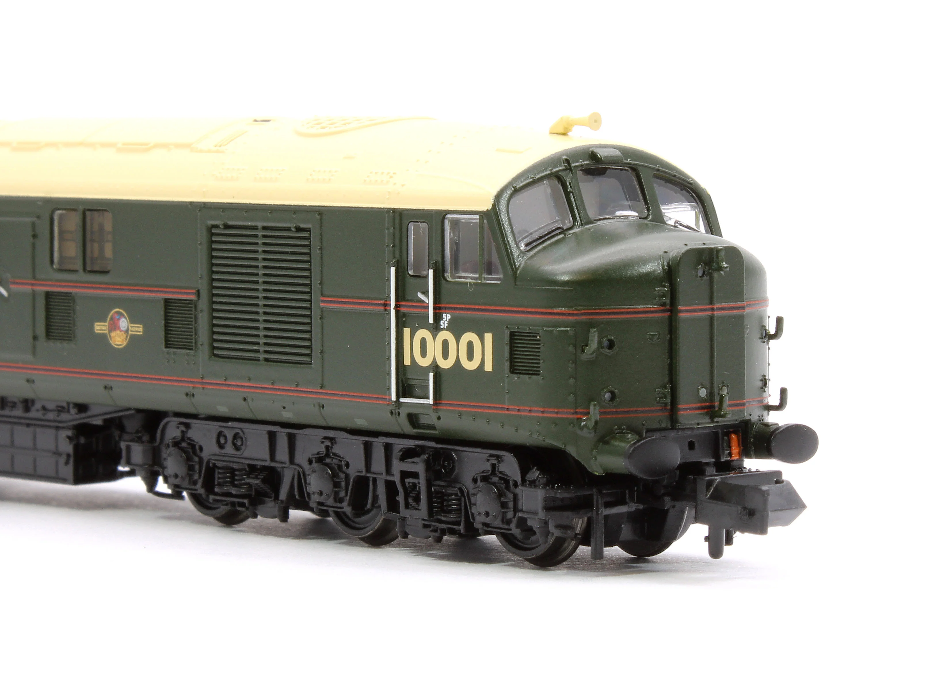 372-917 LMS 10001 BR Lined Green (Late Crest) Diesel Locomotive - Image 9