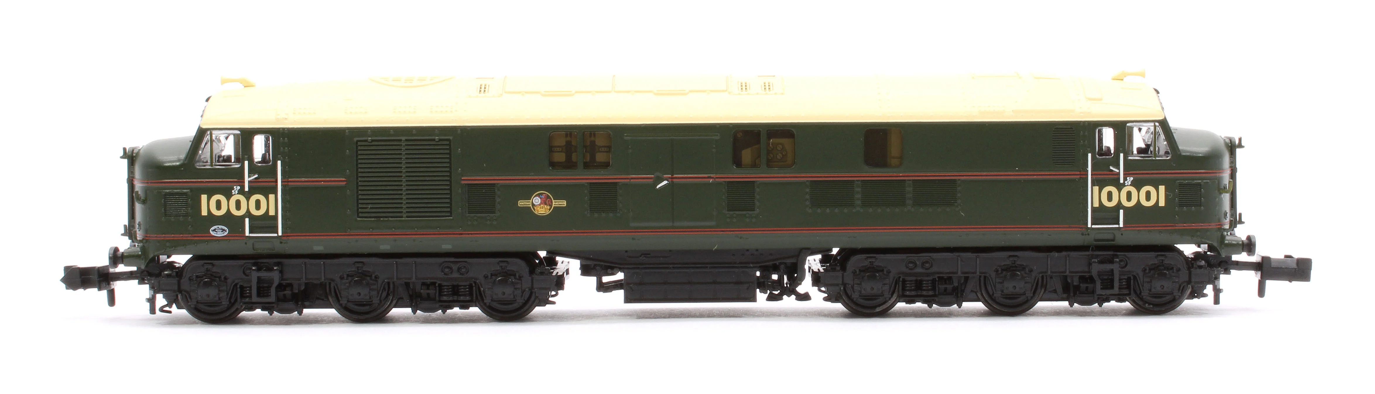 372-917SF LMS 10001 BR Lined Green (Late Crest) Diesel Locomotive - DCC Sound - Image 5