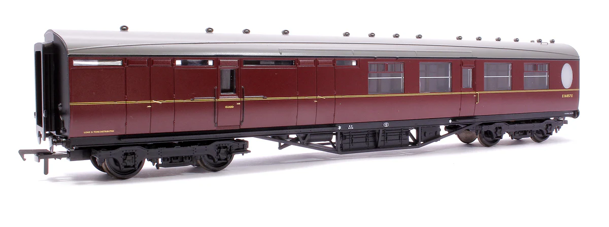 34-462 LNER Thompson Brake Second Corridor BR Maroon No. E16857E - Image 3