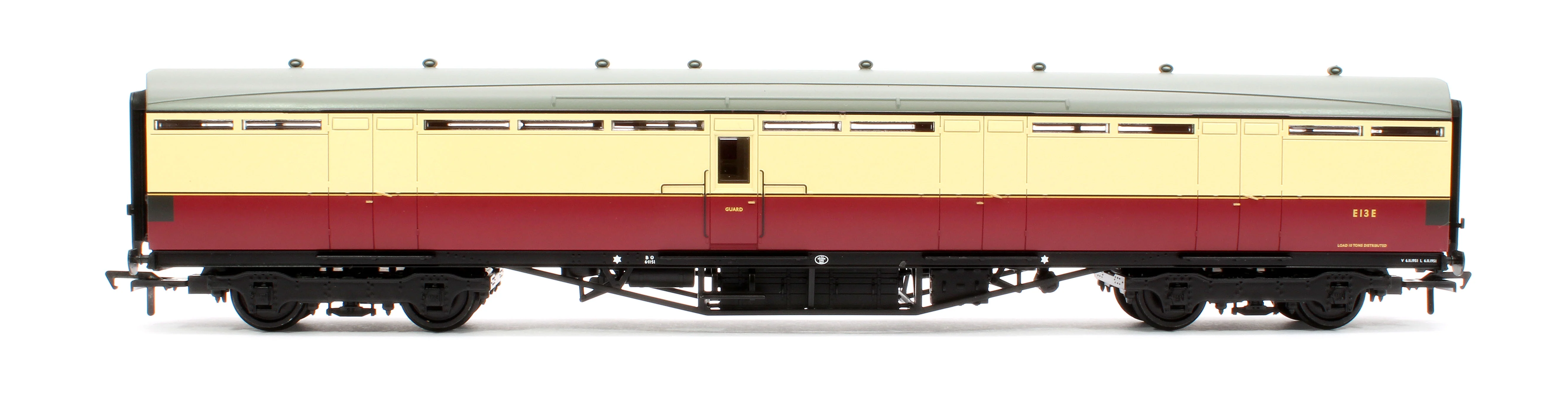 34-361A LNER Thompson Full Brake BR Crimson & Cream No. E13E - Image 2