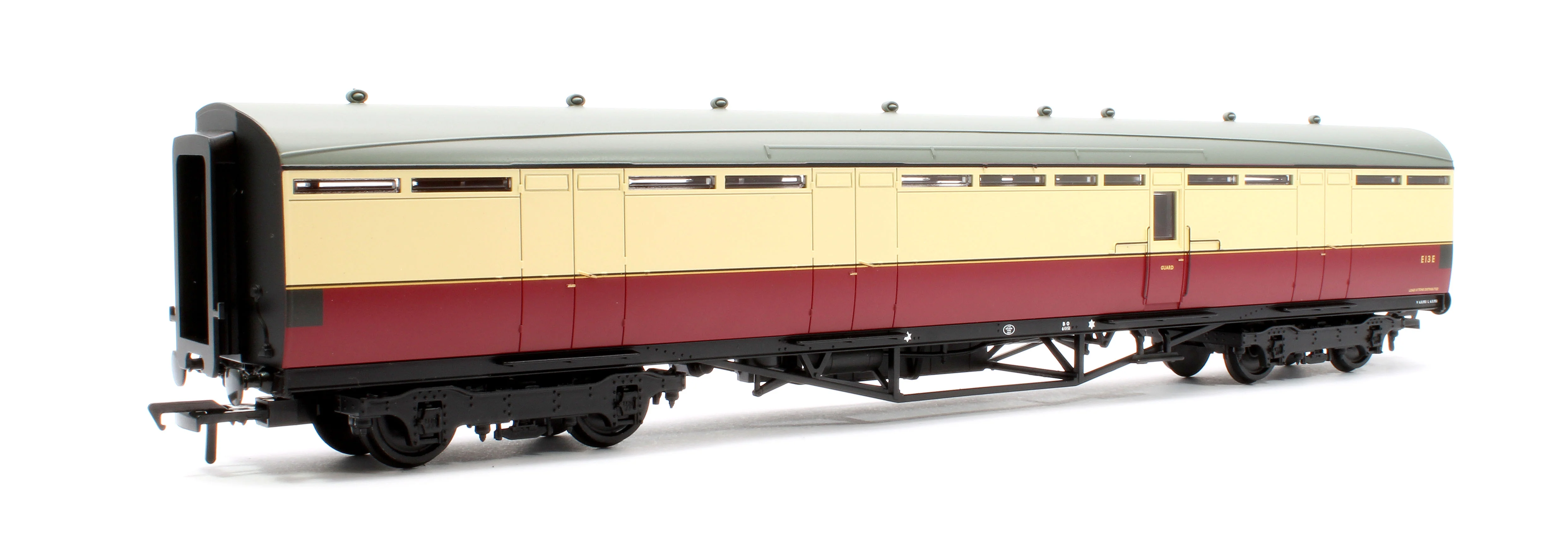 34-361A LNER Thompson Full Brake BR Crimson & Cream No. E13E - Image 3