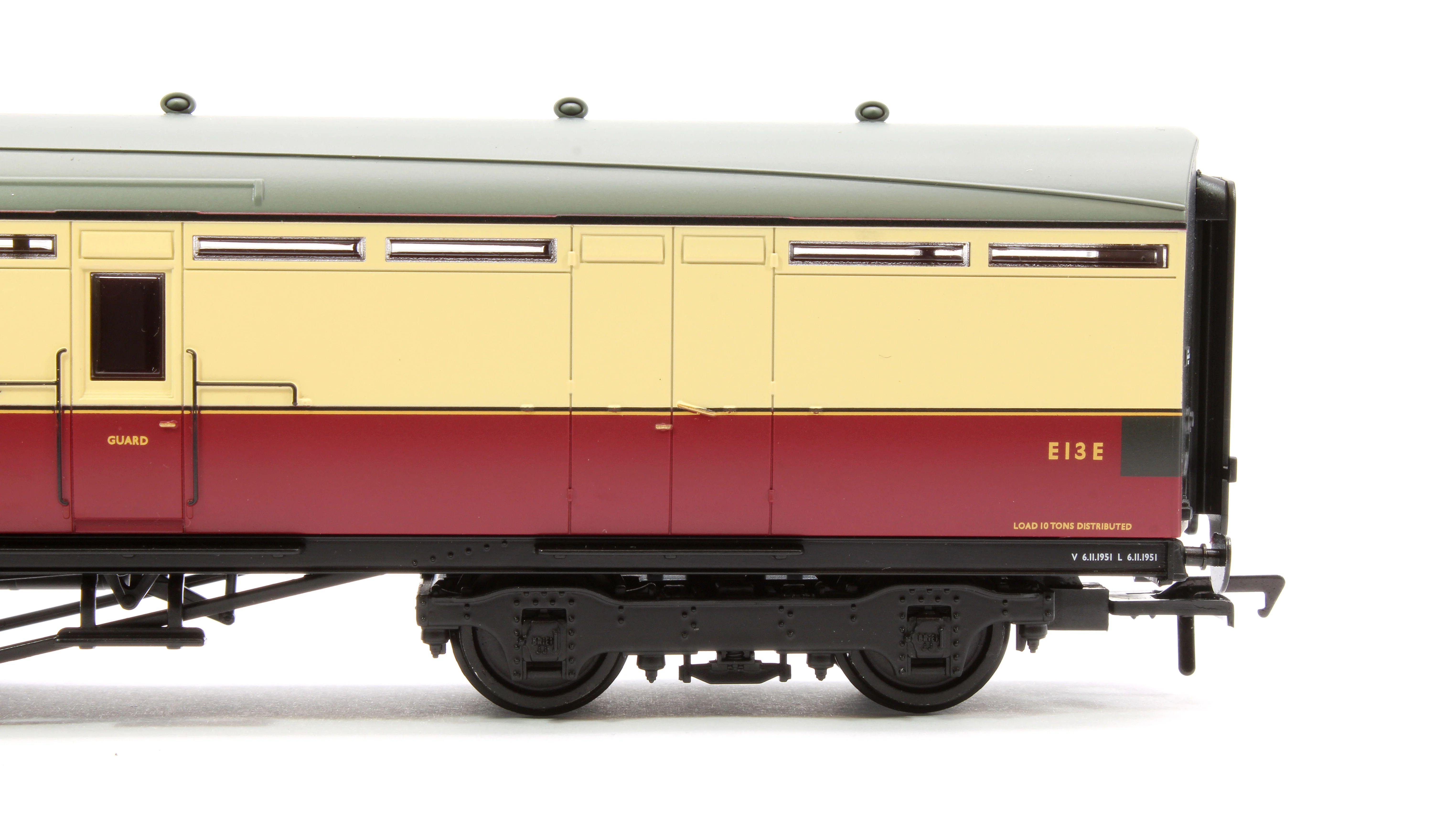 34-361A LNER Thompson Full Brake BR Crimson & Cream No. E13E - Image 4