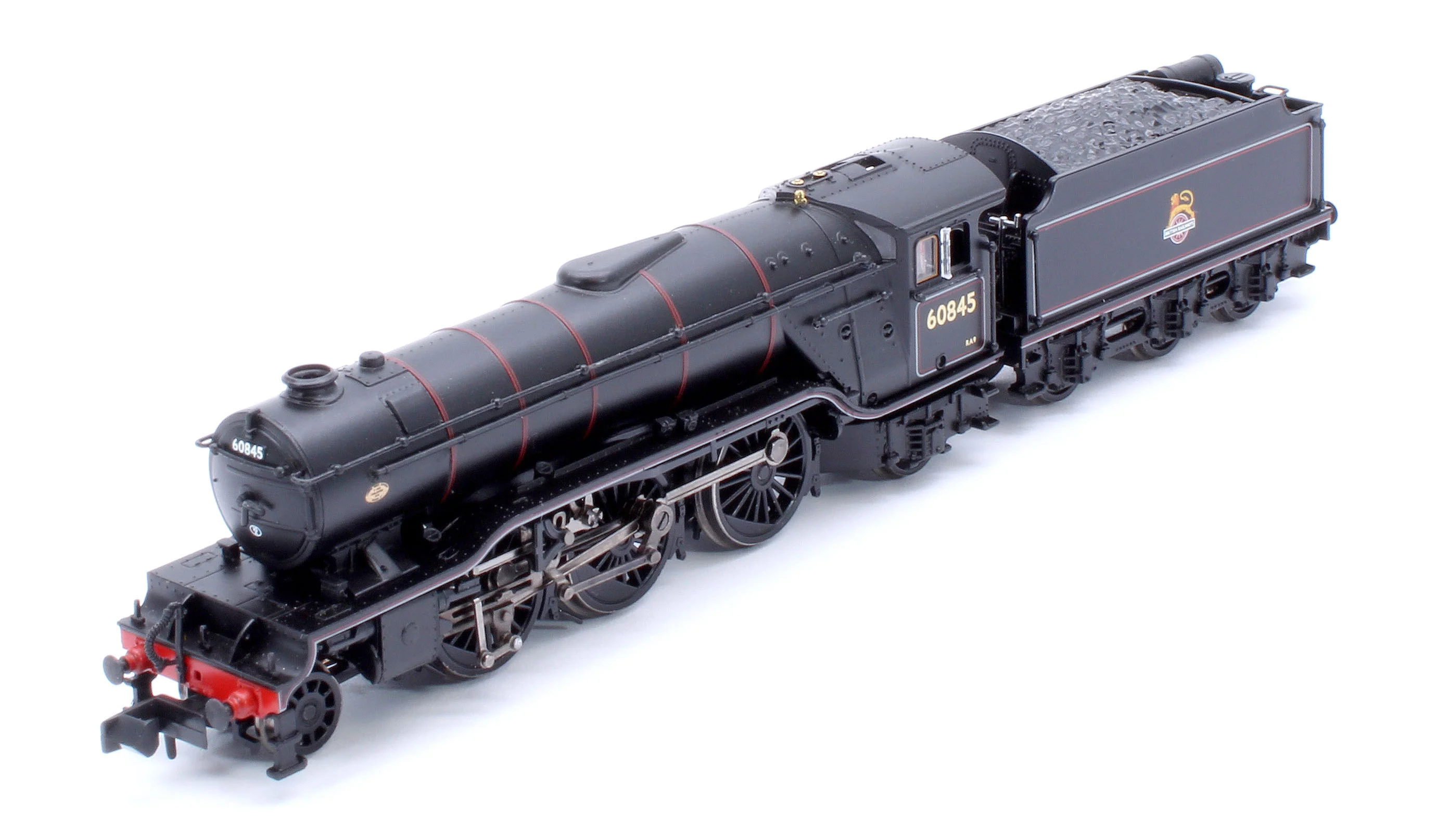 372-612 LNER V2 60845 BR Lined Black (Early Emblem) Steam Locomotive - Image 10