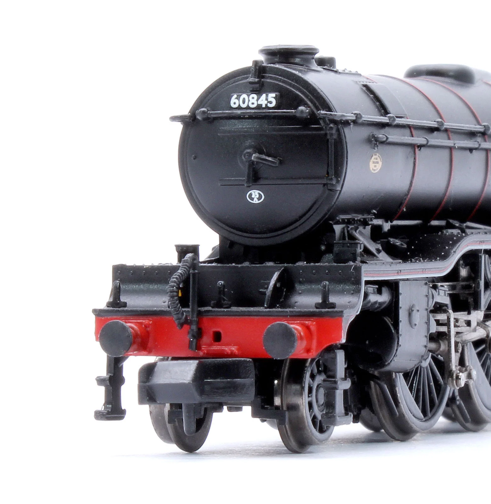 372-612 LNER V2 60845 BR Lined Black (Early Emblem) Steam Locomotive - Image 8