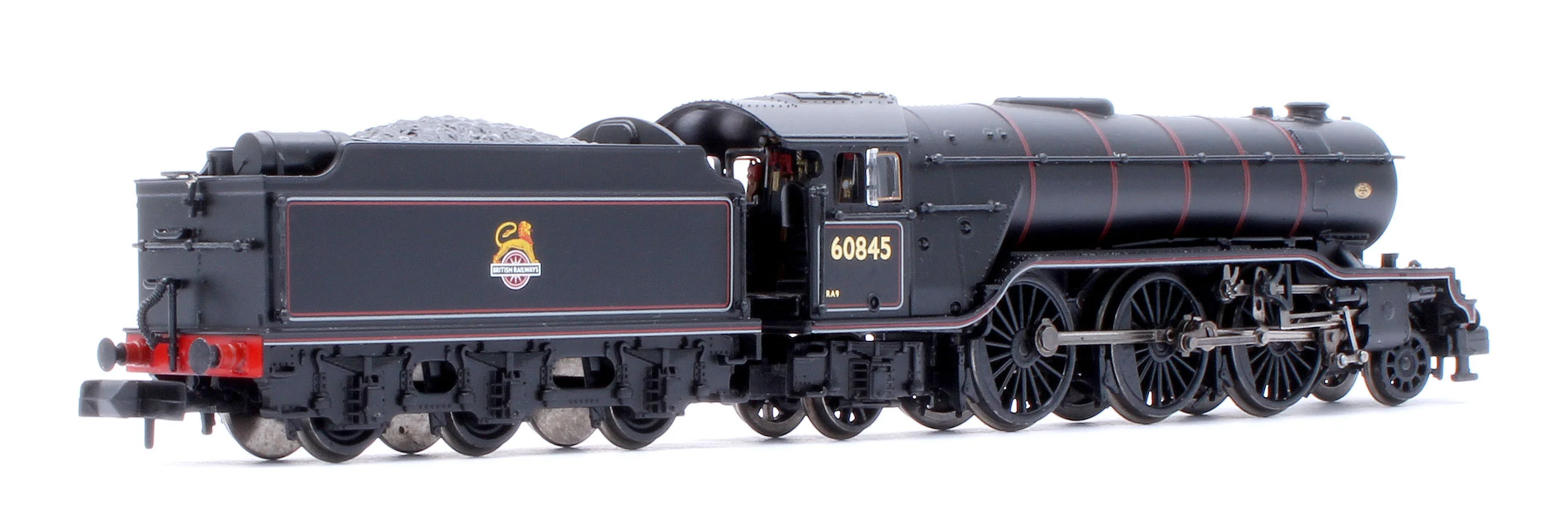 372-612SF LNER V2 60845 BR Lined Black (Early Emblem) Steam Locomotive - DCC Sound - Image 3