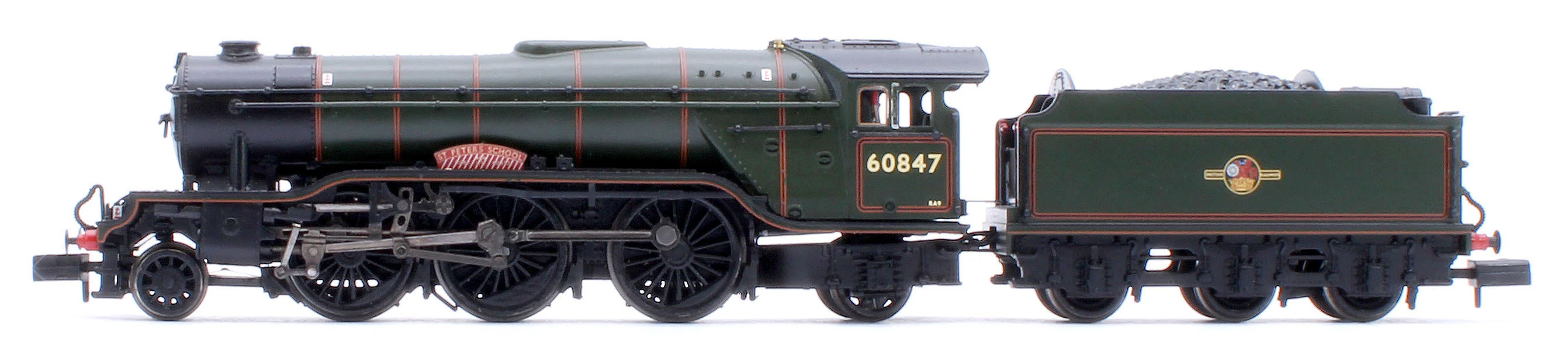 372-614 LNER V2 60847 'St Peter's School' BR Lined Green (Late Crest) Steam Locomotive - Image 2