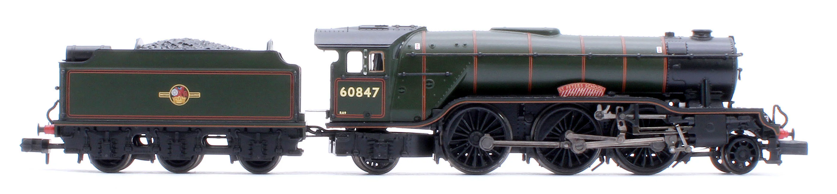 372-614SF LNER V2 60847 'St Peter's School' BR Lined Green (Late Crest) Steam Locomotive - DCC Sound - Image 5