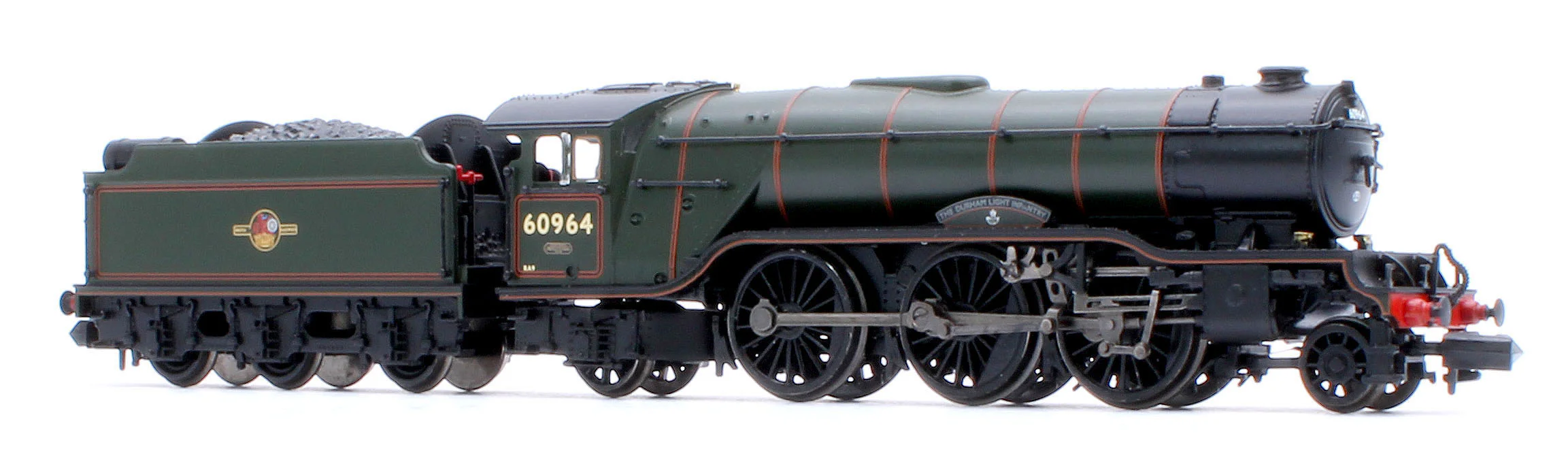 372-613SF LNER V2 60964 'Durham Light Infantry' BR Lined Green (Late Crest) Steam Locomotive - DCC Sound - Image 6