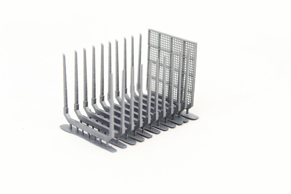 BSLLBSGRY Log Lorry Bolsters and Headboard - STEEL METAL
