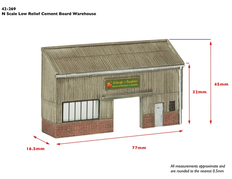 42-269 Low Relief Cement Board Warehouse - Image 2