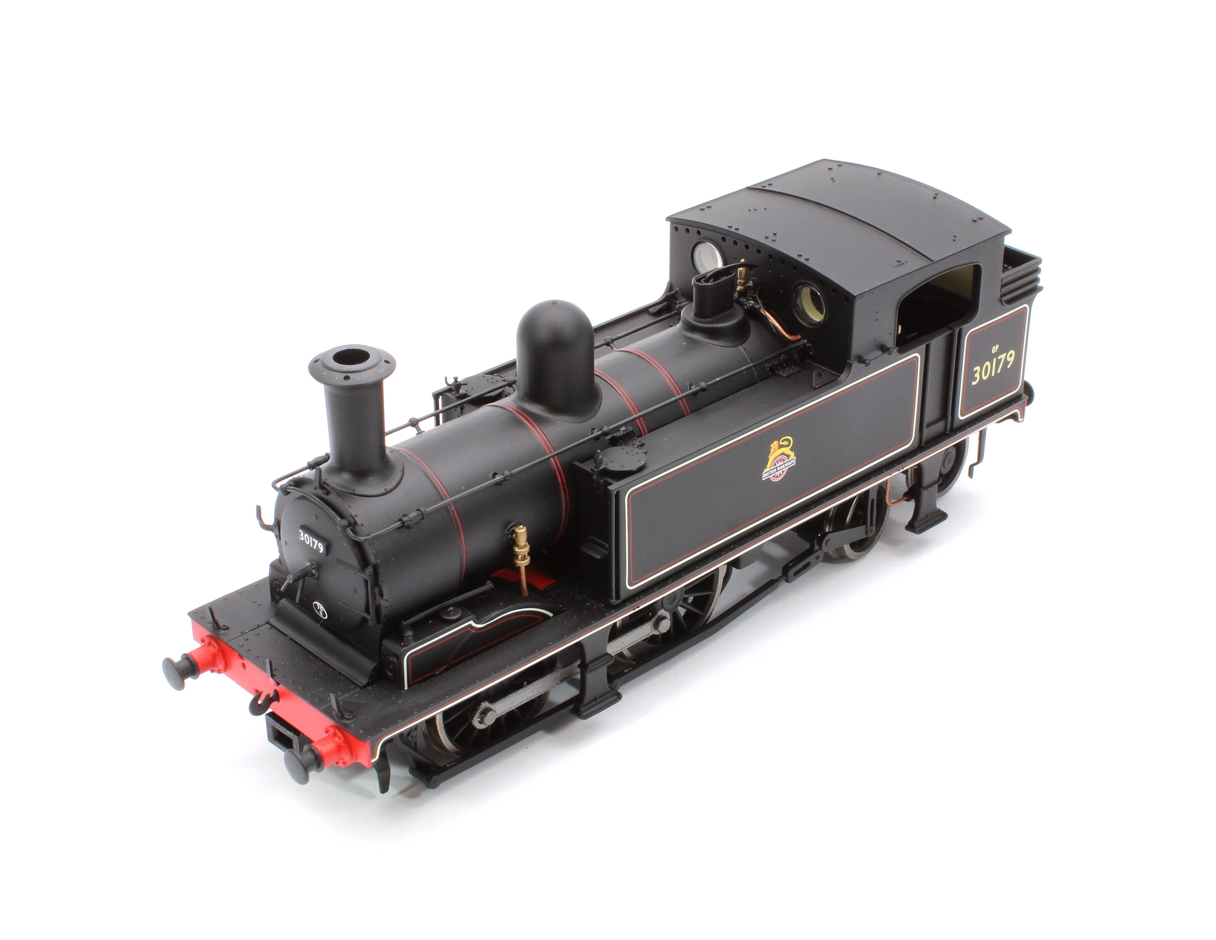 E85017 LSWR Adams O2 30179 BR Lined Black (Early Emblem) Steam Locomotive - Image 11