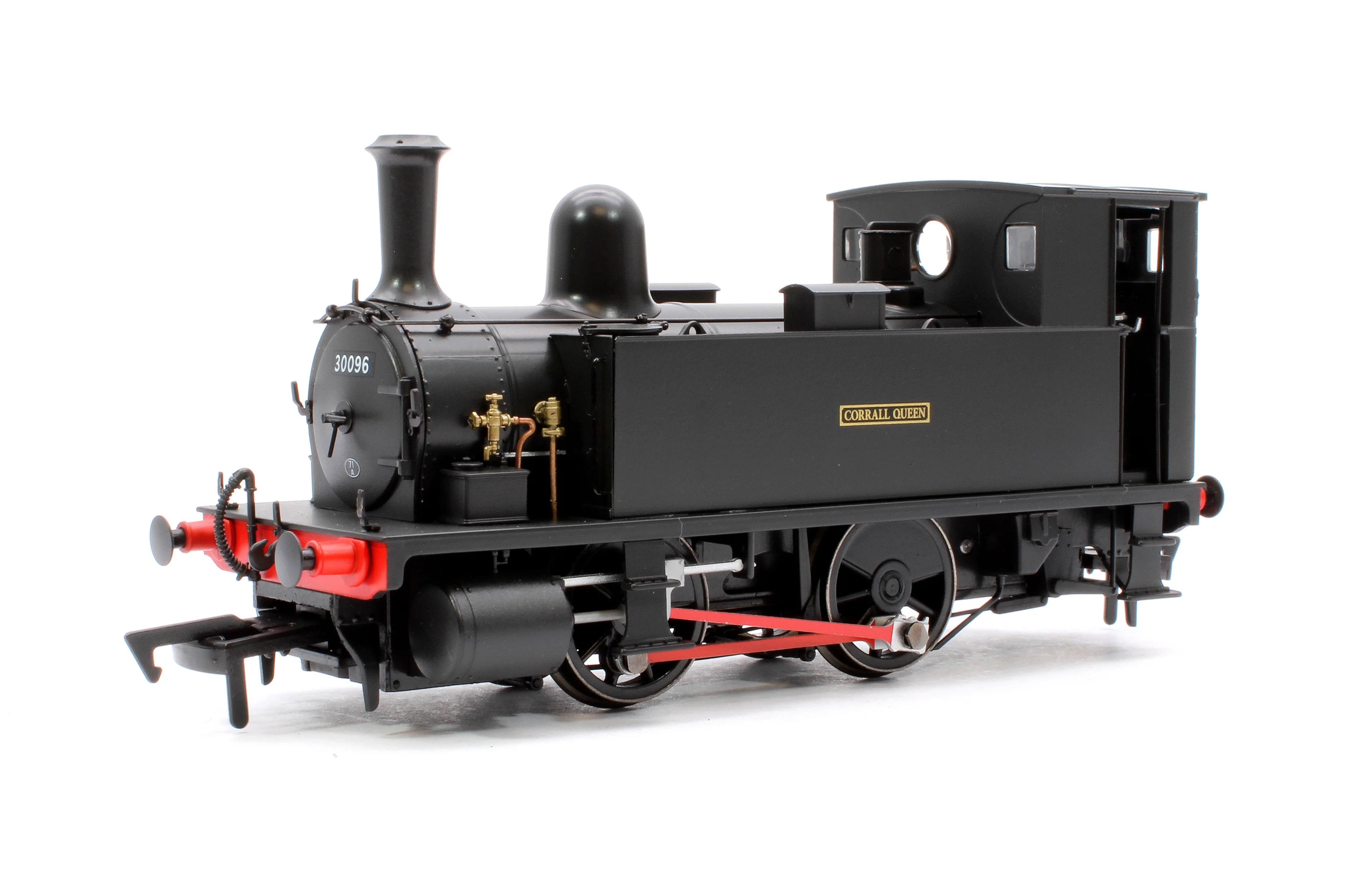 4S-018-016 LSWR Class B4 0-4-0T Black Corrall Queen 30096 - Steam Tank Locomotive