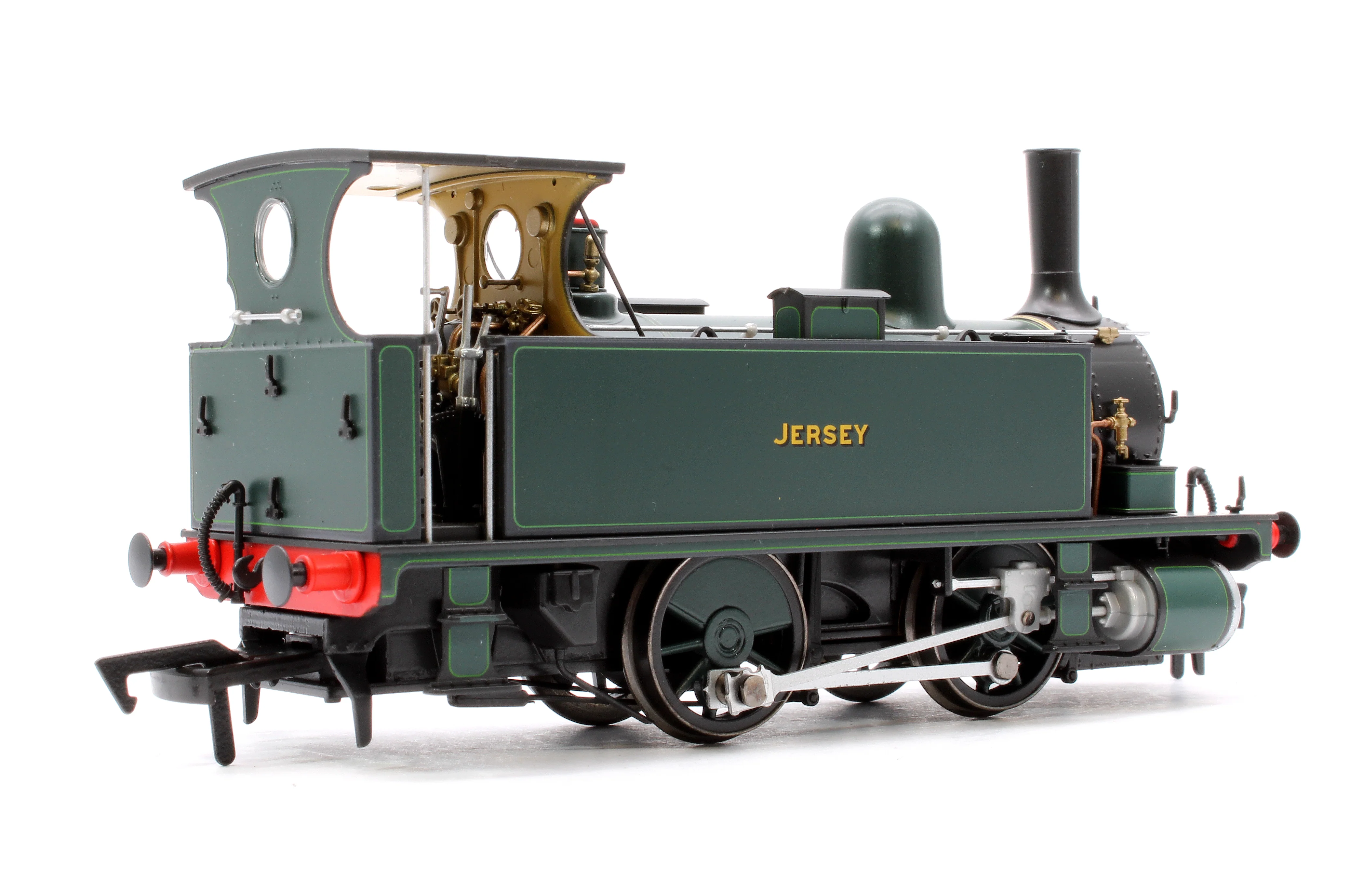 4S-018-012 LSWR Class B4 0-4-0T Lined Dark Green Jersey 91 - Steam Tank Locomotive - Image 3