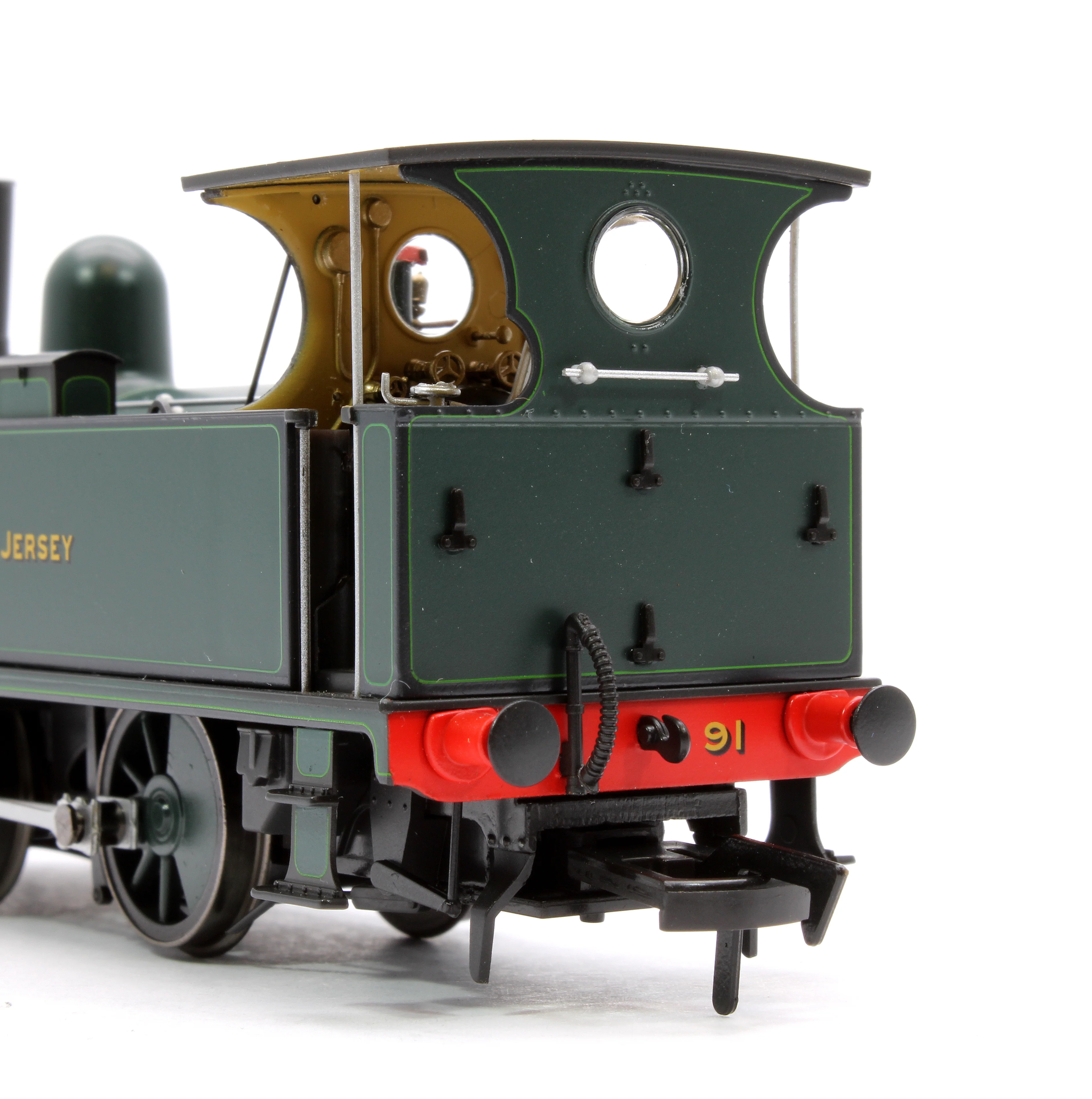 4S-018-012 LSWR Class B4 0-4-0T Lined Dark Green Jersey 91 - Steam Tank Locomotive - Image 8