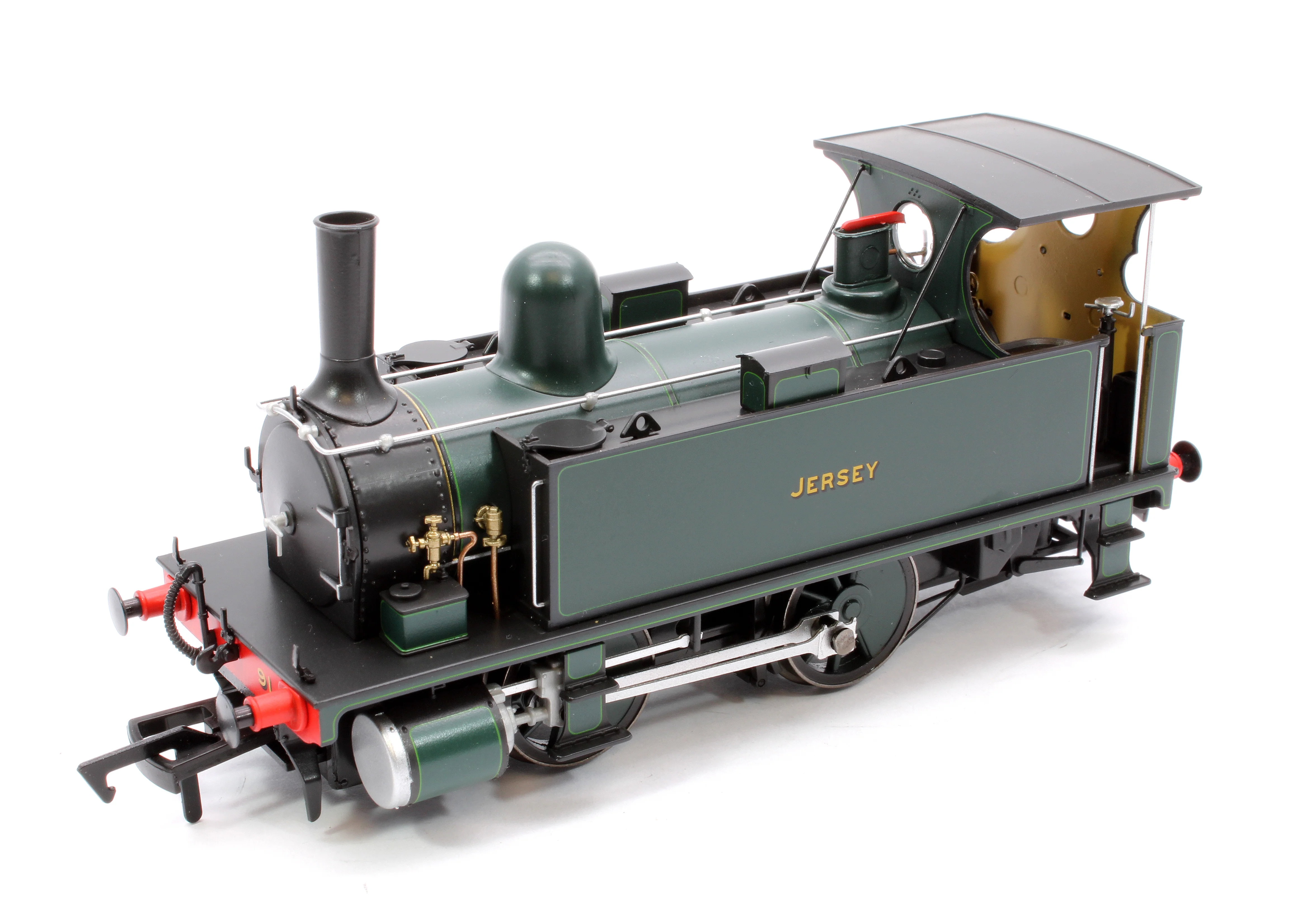 4S-018-012 LSWR Class B4 0-4-0T Lined Dark Green Jersey 91 - Steam Tank Locomotive - Image 9