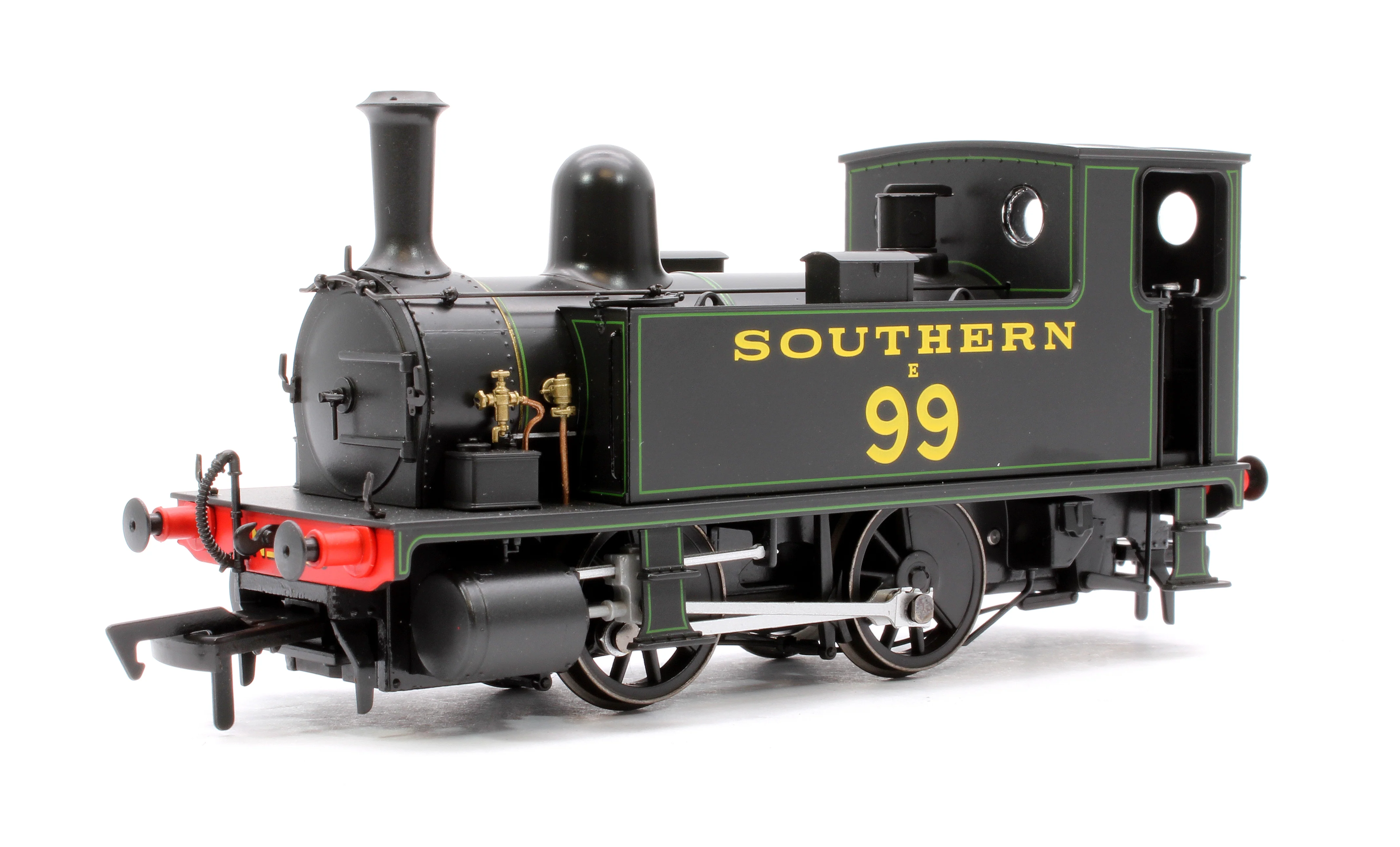 4S-018-015 LSWR Class B4 0-4-0T Southern Black lined 99 - Steam Tank Locomotive
