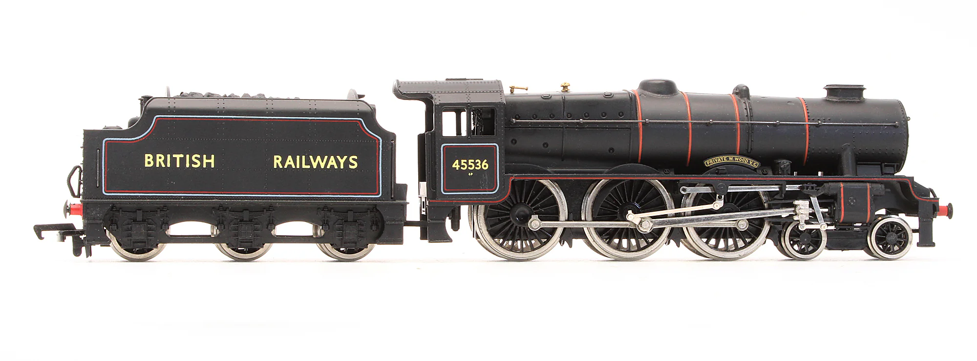 Pre-Owned BR Lined Black 4-6-0 Rebuilt Patriot Class 'Private W. Woods V.C.' 45536 Steam Locomotive - Image 3