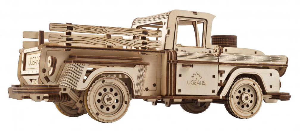 UG70171 Lumberjack Pickup Truck Mechanical Model Kit - Image 2