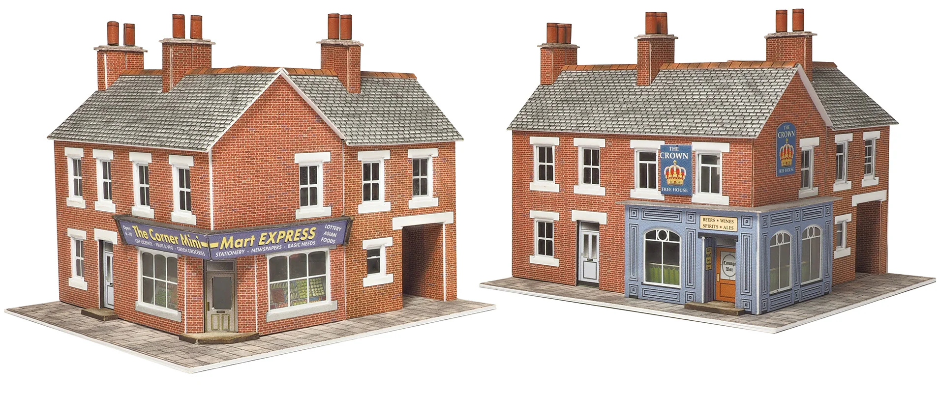 PN116 Corner Shop & Pub in Red Brick Kit – 2021 Design - Image 2