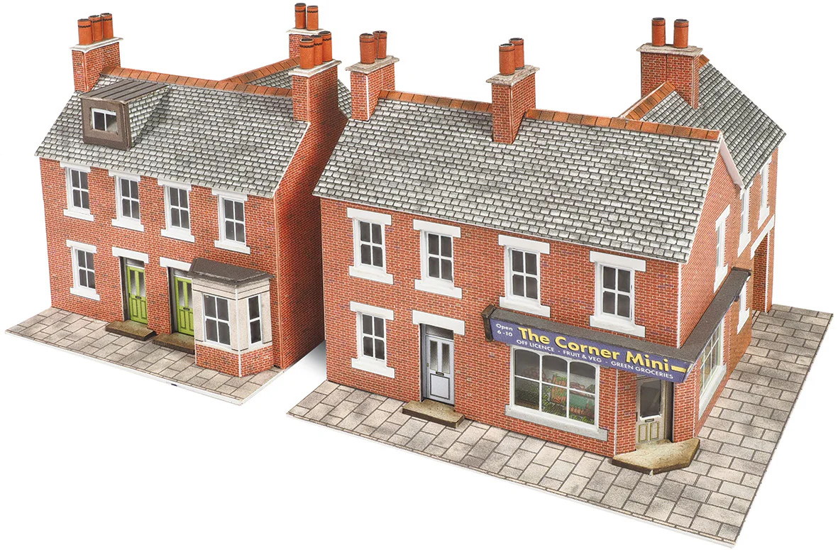 PN116 Corner Shop & Pub in Red Brick Kit – 2021 Design - Image 3