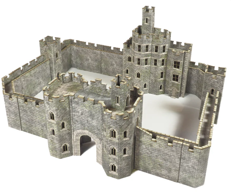 PN193 N Gauge Castle Curtain Walls kit - Image 2