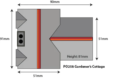 PO258 Gardener's Cottage Building Kit - Image 5