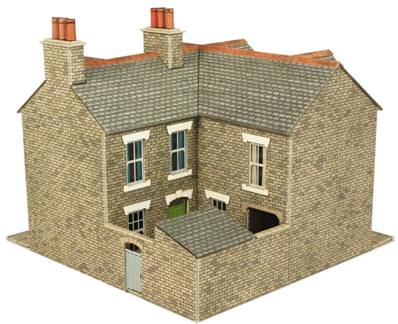 Corner Shop In Stone Building Kit - Image 3