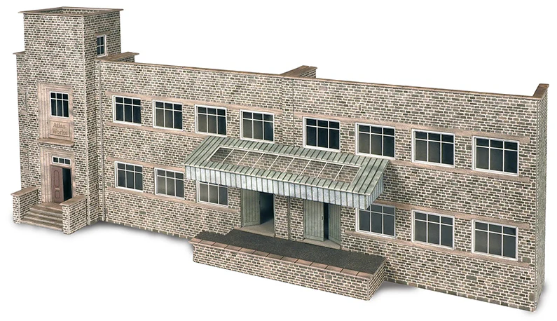 PO287 OO Old Factory Building Kit - Image 2