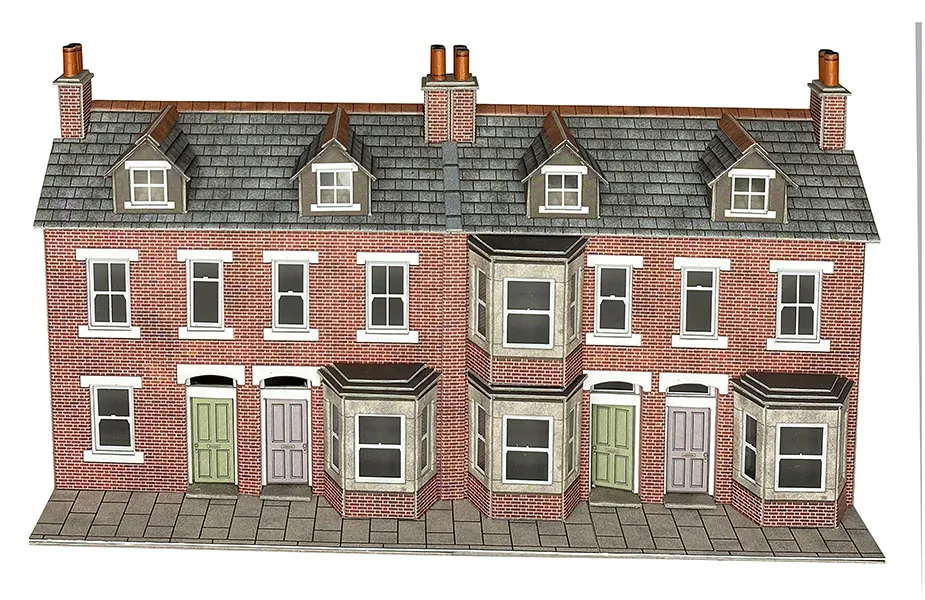 PO302 Terraced Housing Fronts Brick Kit - Image 2