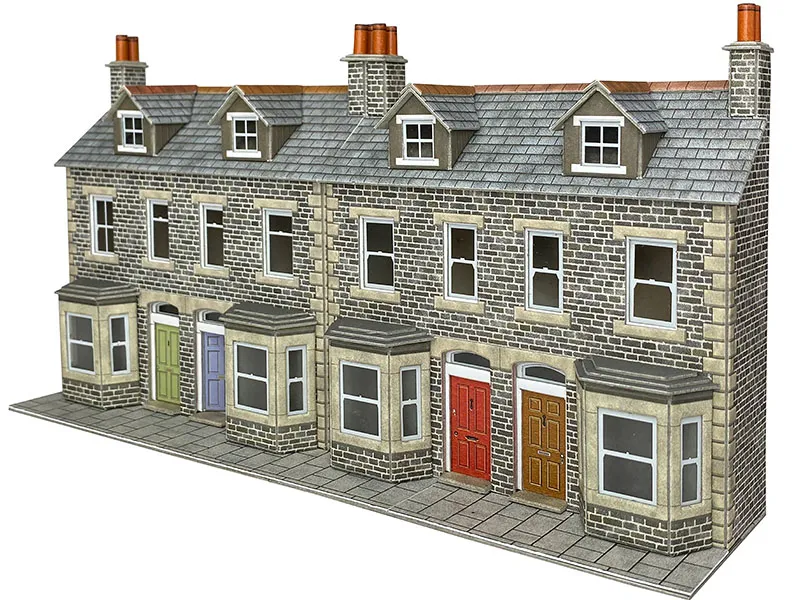 PO303 Terraced Housing Fronts Stone Kit