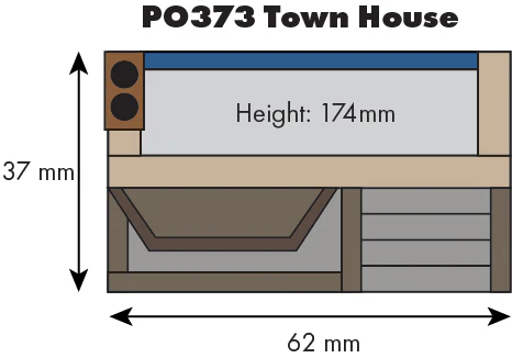 PO373 Low Relief Town House Kit - Image 3