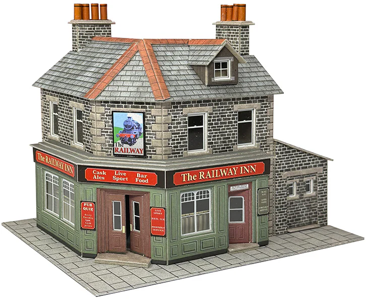 PO309 OO/HO Scale Corner Shop or Pub Stone Kit