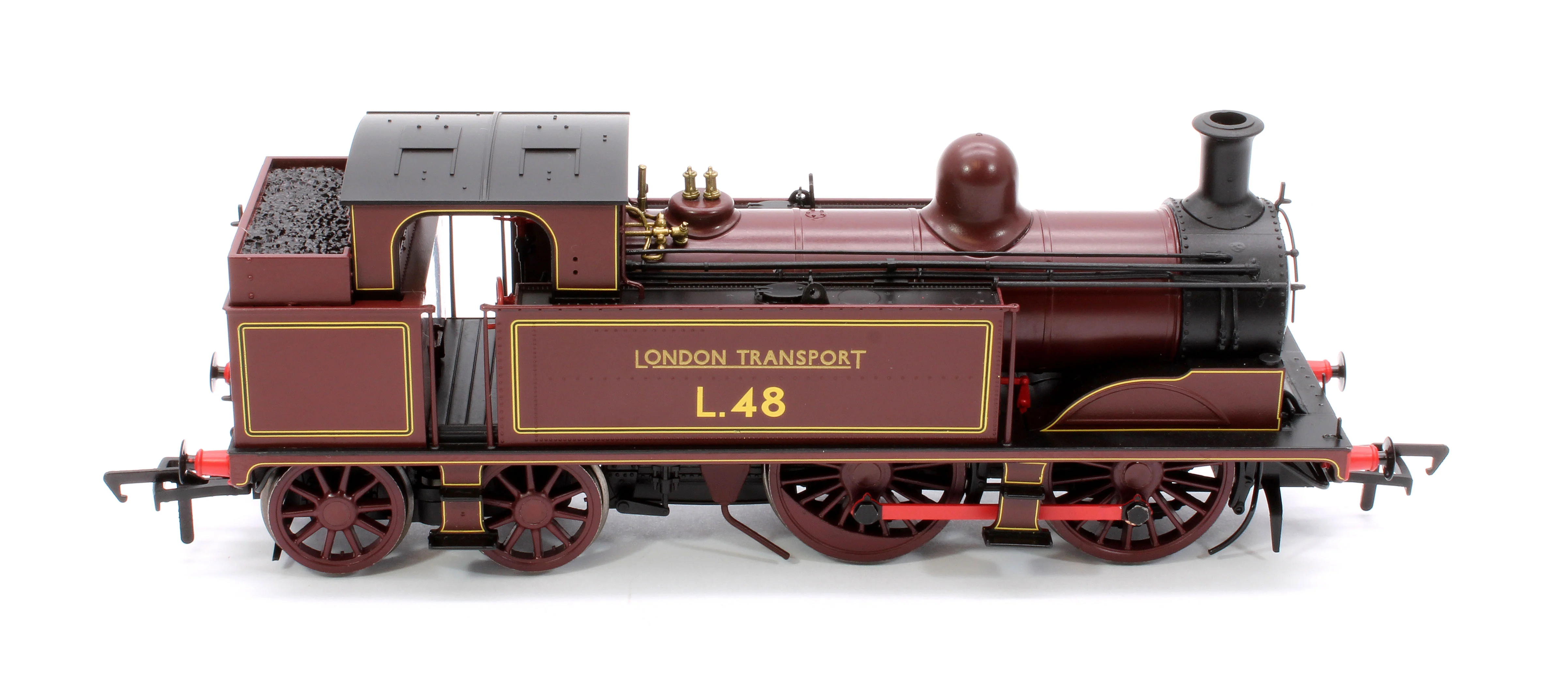 909502 Metropolitan Railway E Class No. 1 0-4-4T No. L48, London Transport Lined Maroon - Steam Tank Locomotive - DCC Sound Fitted - Image 11