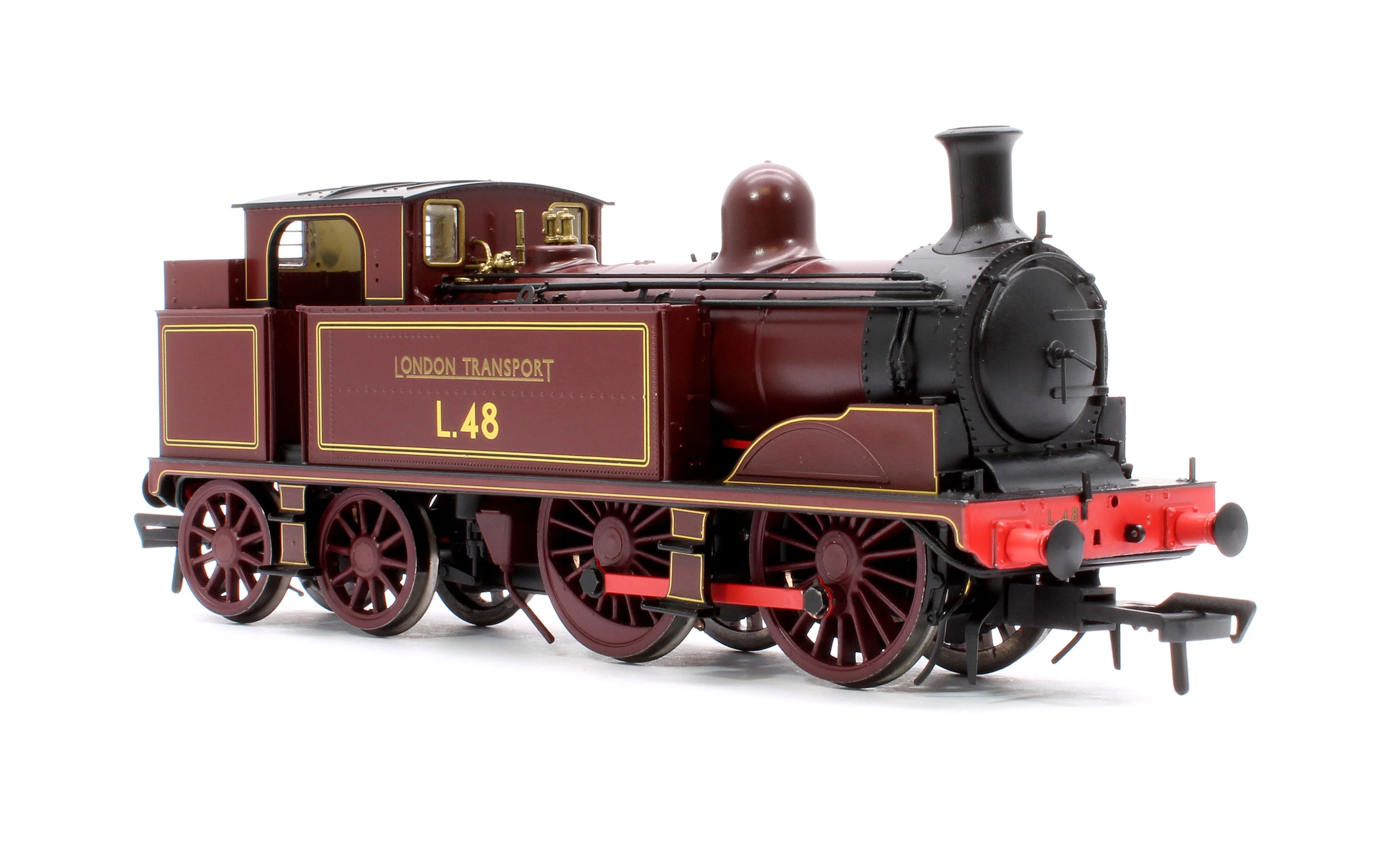909502 Metropolitan Railway E Class No. 1 0-4-4T No. L48, London Transport Lined Maroon - Steam Tank Locomotive - DCC Sound Fitted - Image 4