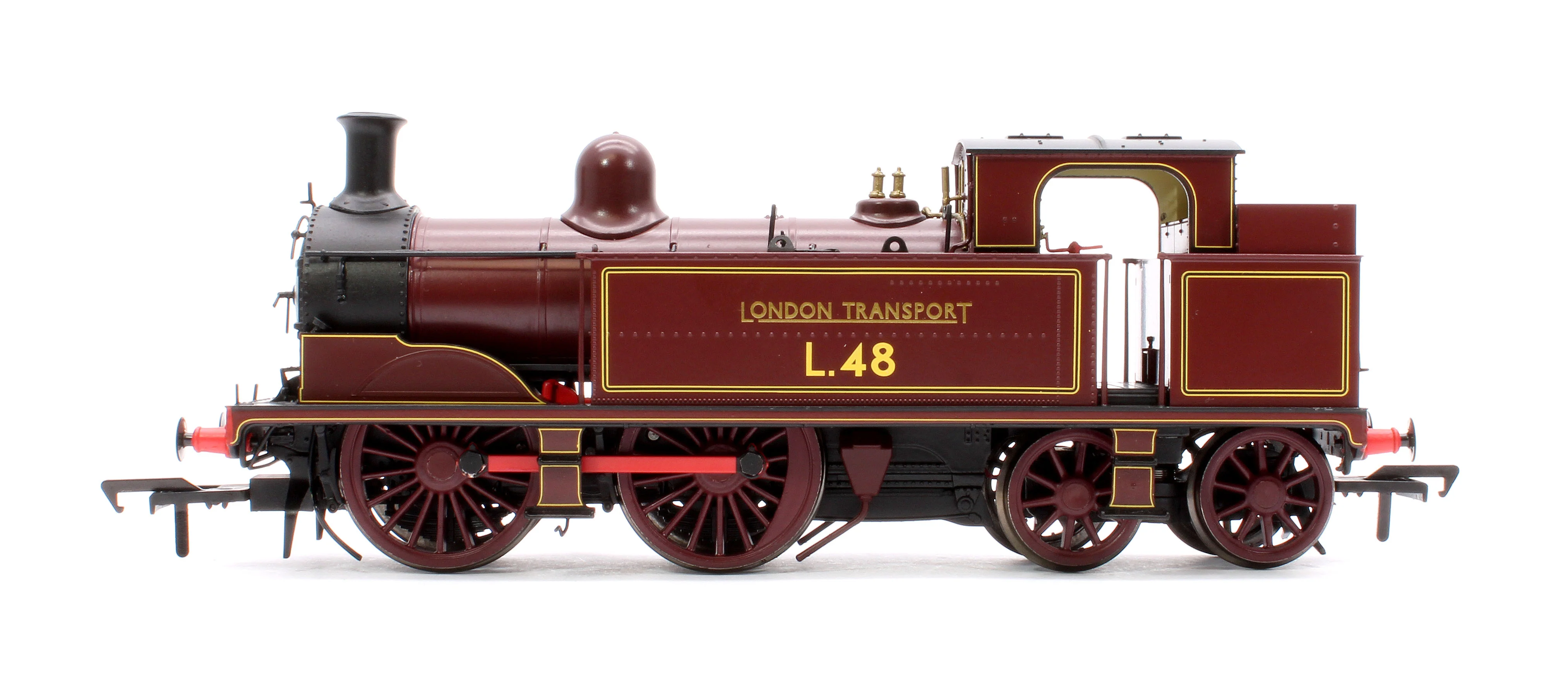 909502 Metropolitan Railway E Class No. 1 0-4-4T No. L48, London Transport Lined Maroon - Steam Tank Locomotive - DCC Sound Fitted - Image 5