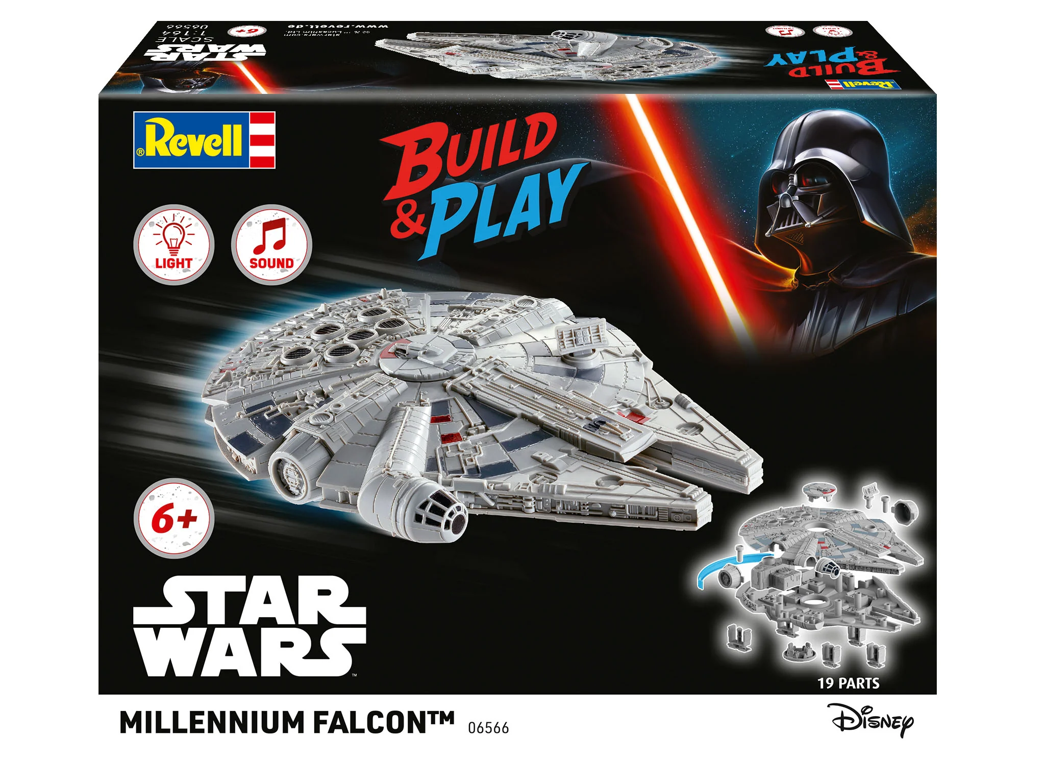 06566 Star Wars Millennium Falcon (Light-Sound): Build - Play Model Kit - Image 10