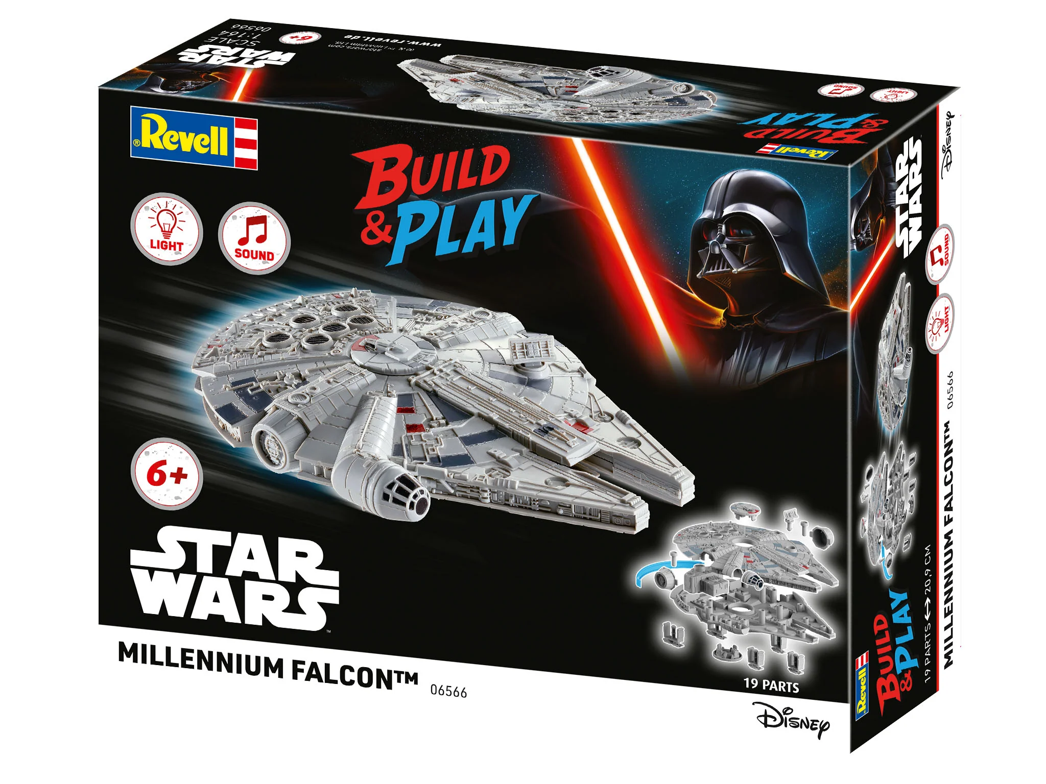 06566 Star Wars Millennium Falcon (Light-Sound): Build - Play Model Kit - Image 11