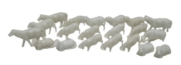 076-506 1:76 Scale Unpainted Sheep (20 Pack)