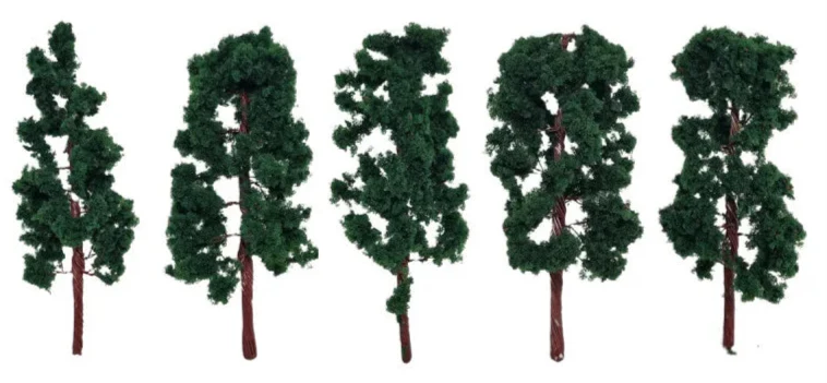 076-701 1:76 Scale Tall Trees Scenery (Pack of 5)