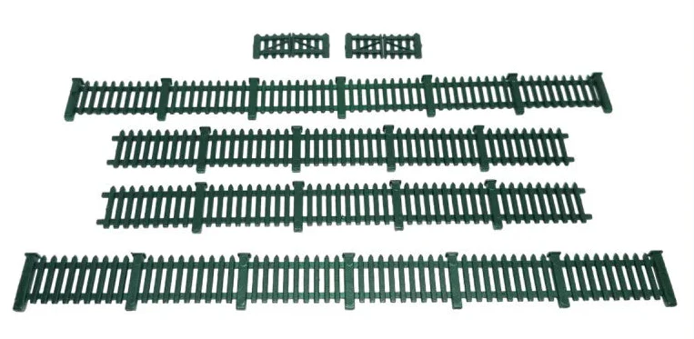 076-726 1:76 Scale Dark Green Fencing