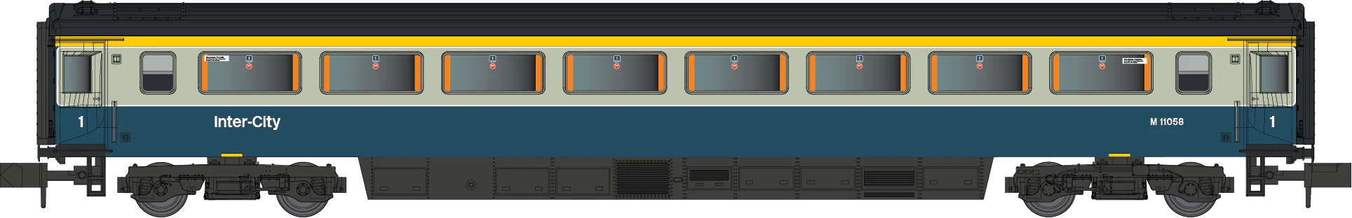 2P-009-330 MK3 Loco Hauled Blue/Grey First M11058