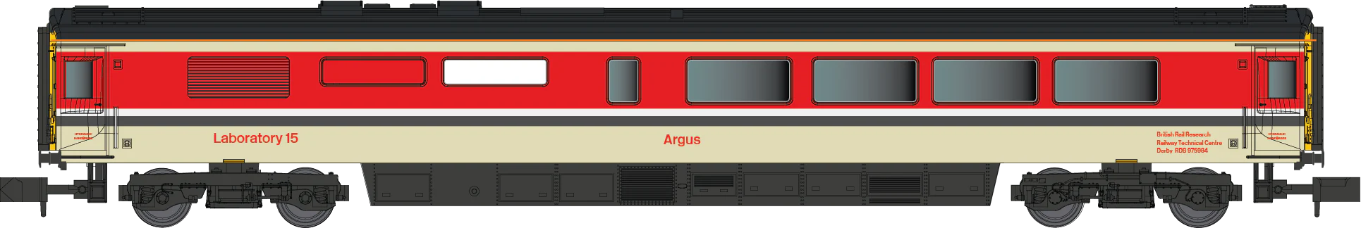 2P-009-601 Mk3 Loco Hauled Test Coach Argus