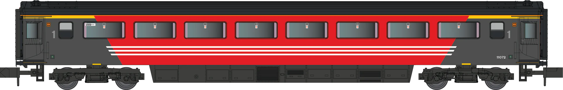 2P-009-430 MK3 Loco Hauled Virgin Trains First 11072