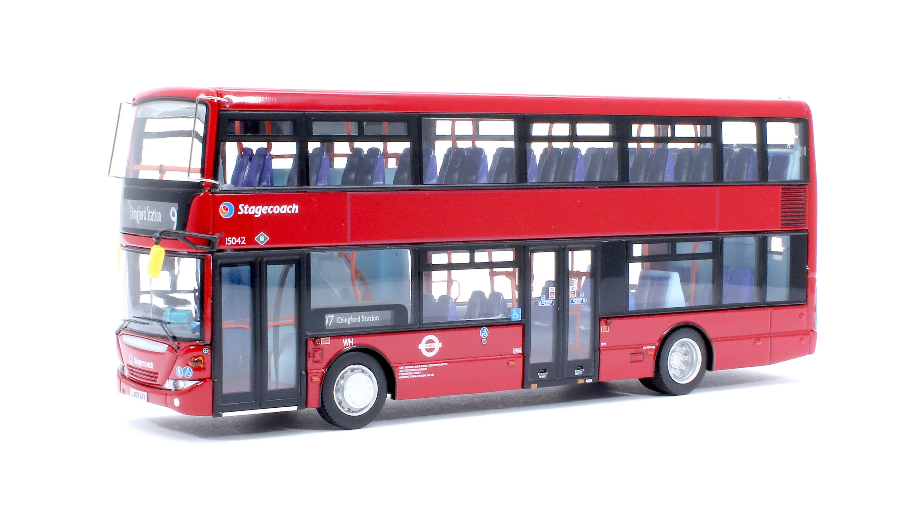 UKBUS0077 Scania OmniCity Stagecoach London 97 Chingford Station