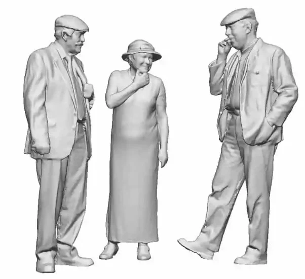 0199-043 O Gauge Pendon Collection - People in Conversation Bundle 1