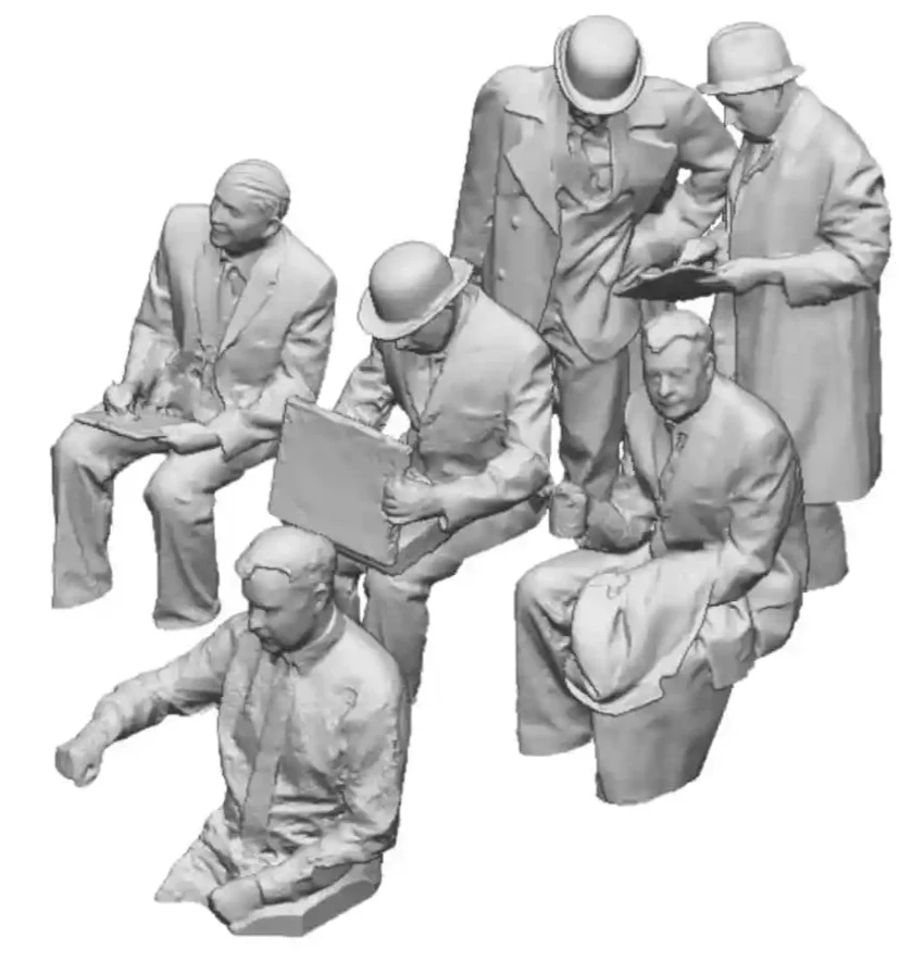 10205-148 N Gauge Loco Specific Crew - Caroline Early BR Staff