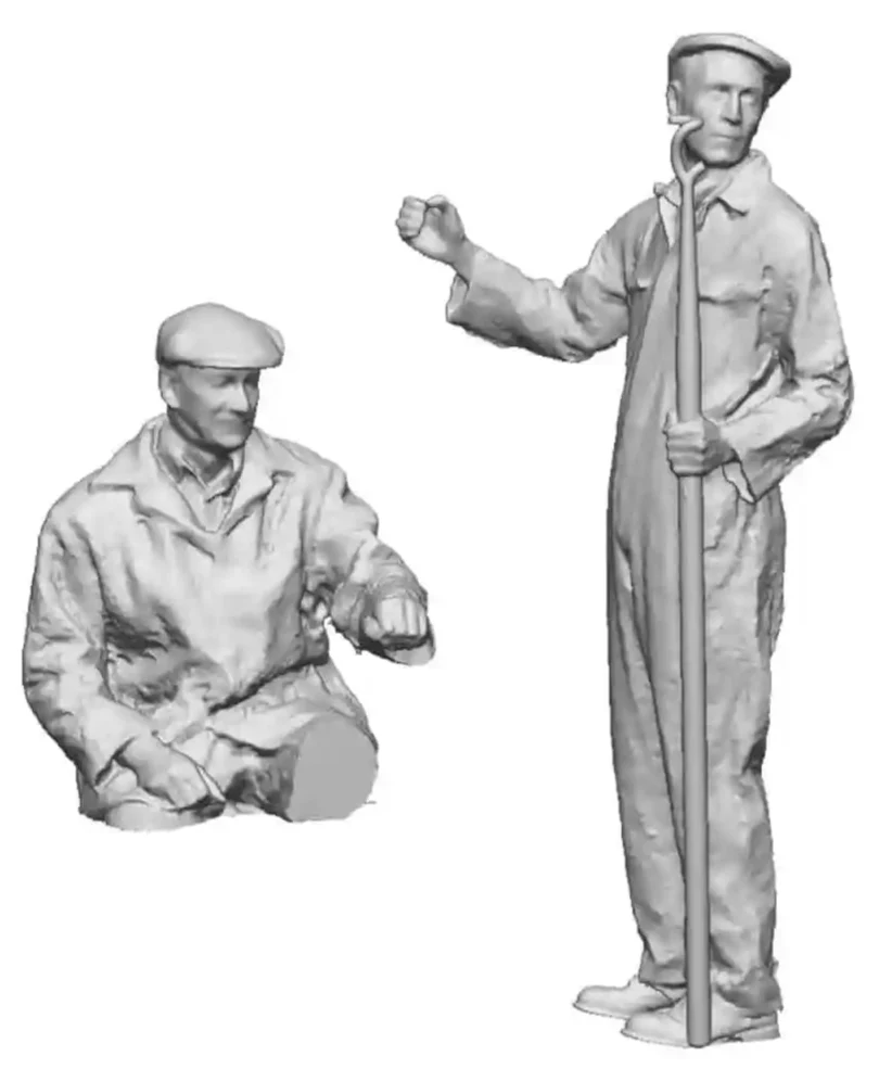 10238-148 N Gauge Loco Specific Crew - Class 02 Industrial Crew