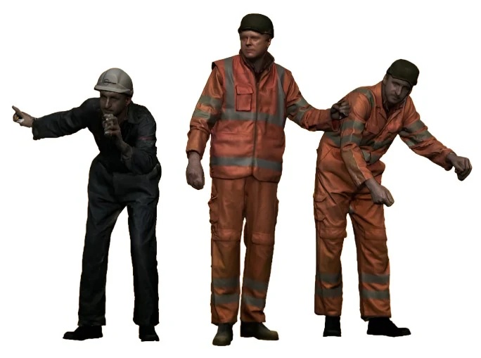 10301-043 O Gauge 1995-Present Privatisation - Lifting Jack Operators - Image 2