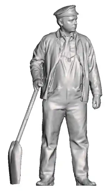 1086-076 OO Gauge - Railway & Lineside - Loco Crew Fireman