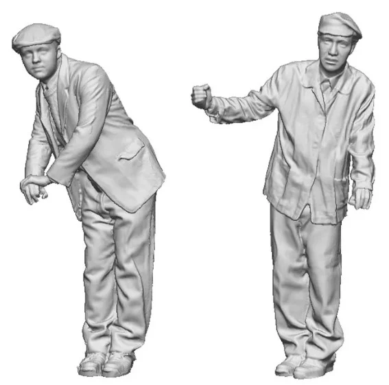 11223-076 OO Gauge Loco Specific Crew - Mainline Hunslet Crew